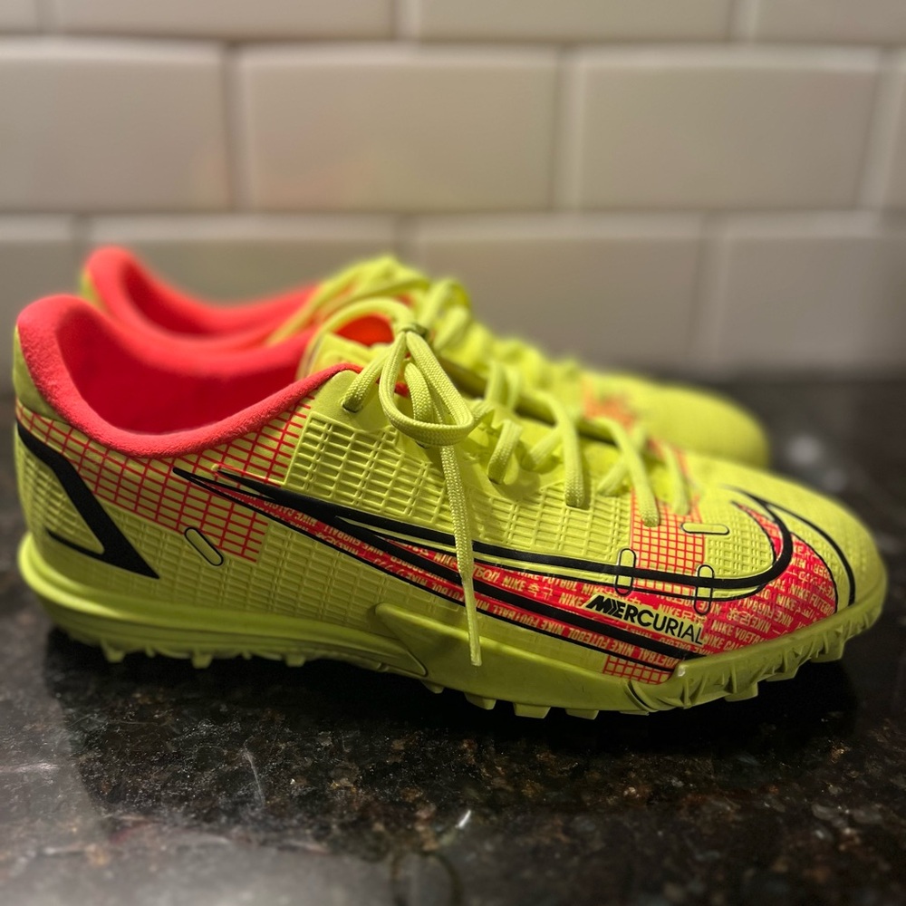 Nike Kids Sneakers - Vibrant Yellow and Red